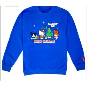 Hello Kitty & Friends Holiday Sweatshirt Medium Women’s New
